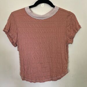 Free People mauve tee